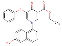 ethyl 1-(6-hydroxy-1-naphthyl)-4-oxo-5-phenoxy-1,4-dihydropyridine-3-carboxylate