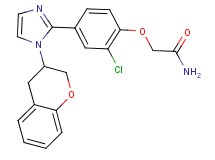 2-{2-chloro-4-[1-(3,4-dihydro-2H-chromen-3-yl)-1H-imidazol-2-yl]phenoxy}acetamide
