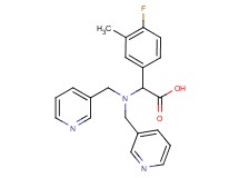 [bis(pyridin-3-ylmethyl)amino](4-fluoro-3-methylphenyl)acetic acid