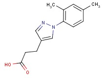 3-[1-(2,4-dimethylphenyl)-1H-pyrazol-4-yl]propanoic acid