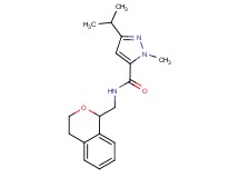 N-(3,4-dihydro-1H-isochromen-1-ylmethyl)-3-isopropyl-1-methyl-1H-pyrazole-5-carboxamide