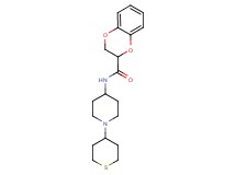 N-[1-(tetrahydro-2H-thiopyran-4-yl)piperidin-4-yl]-2,3-dihydro-1,4-benzodioxine-2-carboxamide