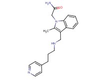 2-(2-methyl-3-{[(3-pyridin-4-ylpropyl)amino]methyl}-1H-indol-1-yl)acetamide