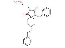 1-benzyl-3-(2-methoxyethyl)-8-(2-phenylethyl)-1,3,8-triazaspiro[4.5]decane-2,4-dione