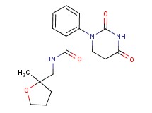 2-(2,4-dioxotetrahydropyrimidin-1(2H)-yl)-N-[(2-methyltetrahydrofuran-2-yl)methyl]benzamide