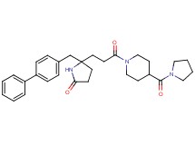 5-(4-biphenylylmethyl)-5-{3-oxo-3-[4-(1-pyrrolidinylcarbonyl)-1-piperidinyl]propyl}-2-pyrrolidinone