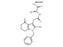 N~2~-[(1-benzyl-2-methyl-4-oxo-4,5,6,7-tetrahydro-1H-indol-3-yl)acetyl]-L-alaninamide