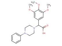 (4-phenylpiperazin-1-yl)(3,4,5-trimethoxyphenyl)acetic acid