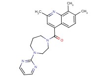 2,7,8-trimethyl-4-[(4-pyrimidin-2-yl-1,4-diazepan-1-yl)carbonyl]quinoline