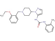 N-{1-[1-(2-ethoxybenzyl)-4-piperidinyl]-1H-pyrazol-5-yl}-N'-(2-methylphenyl)urea