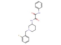 N-[1-(2-fluorobenzyl)-3-piperidinyl]-N'-phenylethanediamide