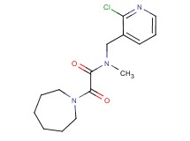 2-azepan-1-yl-N-[(2-chloropyridin-3-yl)methyl]-N-methyl-2-oxoacetamide