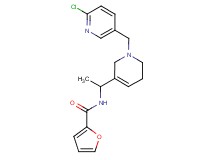 N-(1-{1-[(6-chloropyridin-3-yl)methyl]-1,2,5,6-tetrahydropyridin-3-yl}ethyl)-2-furamide
