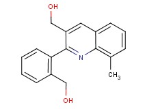 {2-[3-(hydroxymethyl)-8-methylquinolin-2-yl]phenyl}methanol