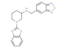 N-(2,1,3-benzothiadiazol-5-ylmethyl)-1-(1,3-benzothiazol-2-yl)-3-piperidinamine