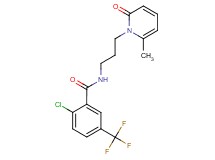 2-chloro-N-[3-(6-methyl-2-oxopyridin-1(2H)-yl)propyl]-5-(trifluoromethyl)benzamide
