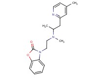 3-(2-{methyl[1-methyl-2-(4-methylpyridin-2-yl)ethyl]amino}ethyl)-1,3-benzoxazol-2(3H)-one
