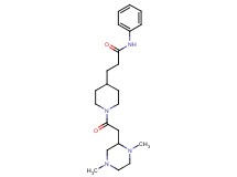 3-{1-[(1,4-dimethyl-2-piperazinyl)acetyl]-4-piperidinyl}-N-phenylpropanamide