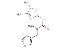 N'-(1,5-dimethyl-1H-1,2,4-triazol-3-yl)-N-methyl-N-(3-thienylmethyl)urea