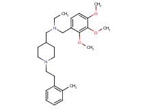 N-({1-[2-(2-methylphenyl)ethyl]-4-piperidinyl}methyl)-N-(2,3,4-trimethoxybenzyl)ethanamine