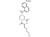 (3S,9aR)-3-(4-aminobutyl)-8-(1-naphthoyl)tetrahydro-2H-pyrazino[1,2-a]pyrazine-1,4(3H,6H)-dione