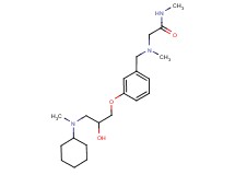 N~2~-(3-{3-[cyclohexyl(methyl)amino]-2-hydroxypropoxy}benzyl)-N~1~,N~2~-dimethylglycinamide