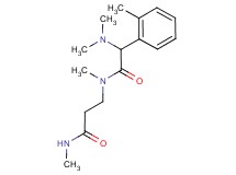 N~3~-[(dimethylamino)(2-methylphenyl)acetyl]-N~1~,N~3~-dimethyl-beta-alaninamide