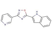 2-[3-(3-pyridinyl)-1,2,4-oxadiazol-5-yl]-1H-indole