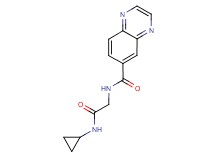N-[2-(cyclopropylamino)-2-oxoethyl]quinoxaline-6-carboxamide