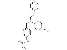 N-(4-{[(1-methylpiperidin-4-yl)(2-phenylethyl)amino]methyl}phenyl)acetamide