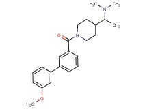 (1-{1-[(3'-methoxy-3-biphenylyl)carbonyl]-4-piperidinyl}ethyl)dimethylamine