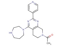 7-acetyl-4-(1,4-diazepan-1-yl)-2-pyridin-4-yl-5,6,7,8-tetrahydropyrido[3,4-d]pyrimidine