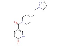 5-({4-[2-(1H-pyrazol-1-yl)ethyl]piperidin-1-yl}carbonyl)pyridin-2(1H)-one