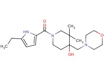 1-[(5-ethyl-1H-pyrrol-2-yl)carbonyl]-3,3-dimethyl-4-(morpholin-4-ylmethyl)piperidin-4-ol