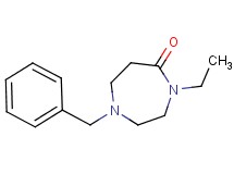 1-benzyl-4-ethyl-1,4-diazepan-5-one