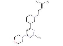 4-{2-methyl-6-[1-(4-methyl-3-penten-1-yl)-3-piperidinyl]-4-pyrimidinyl}morpholine