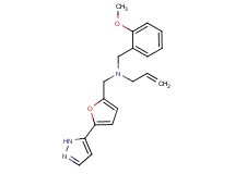 N-(2-methoxybenzyl)-N-{[5-(1H-pyrazol-5-yl)-2-furyl]methyl}prop-2-en-1-amine