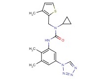 N-cyclopropyl-N'-[2,3-dimethyl-5-(1H-tetrazol-1-yl)phenyl]-N-[(3-methyl-2-thienyl)methyl]urea