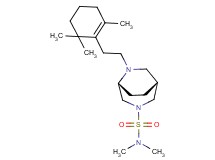 (1R*,5R*)-N,N-dimethyl-6-[2-(2,6,6-trimethylcyclohex-1-en-1-yl)ethyl]-3,6-diazabicyclo[3.2.2]nonane-3-sulfonamide