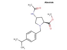 methyl (4R)-4-(acetylamino)-1-(4-isopropylbenzyl)-L-prolinate