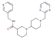 N-(pyridin-3-ylmethyl)-1'-(pyrimidin-2-ylmethyl)-1,4'-bipiperidine-3-carboxamide