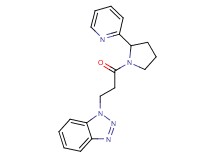 1-[3-oxo-3-(2-pyridin-2-ylpyrrolidin-1-yl)propyl]-1H-1,2,3-benzotriazole