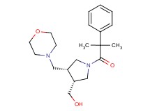 [(3R*,4R*)-1-(2-methyl-2-phenylpropanoyl)-4-(morpholin-4-ylmethyl)pyrrolidin-3-yl]methanol