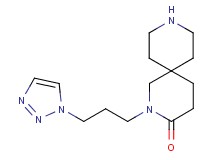2-[3-(1H-1,2,3-triazol-1-yl)propyl]-2,9-diazaspiro[5.5]undecan-3-one hydrochloride