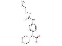 (4-{[(butylamino)carbonyl]amino}phenyl)(thiomorpholin-4-yl)acetic acid