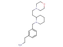 {2-[3-({2-[2-(4-morpholinyl)ethyl]-1-piperidinyl}methyl)phenyl]ethyl}amine dihydrochloride