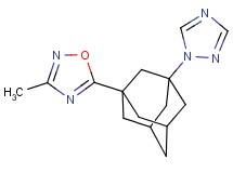 3-methyl-5-[3-(1H-1,2,4-triazol-1-yl)-1-adamantyl]-1,2,4-oxadiazole