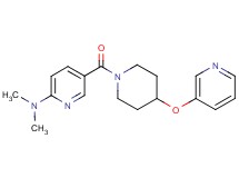 N,N-dimethyl-5-{[4-(3-pyridinyloxy)-1-piperidinyl]carbonyl}-2-pyridinamine