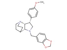 (3R*,3aR*,7aR*)-1-(1,3-benzodioxol-5-ylmethyl)-3-(4-methoxyphenyl)octahydro-4,7-ethanopyrrolo[3,2-b]pyridine