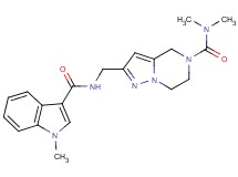 N,N-dimethyl-2-({[(1-methyl-1H-indol-3-yl)carbonyl]amino}methyl)-6,7-dihydropyrazolo[1,5-a]pyrazine-5(4H)-carboxamide